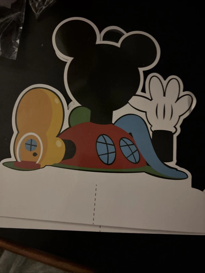 Decoraciones de mesa de fiesta de cumpleaños de nido de abeja de Mickey Mouse 7 piezas Foto 2 de 4