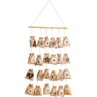 Adventskalender zum Befüllen Säcke Adventskalendersäcken Adventskalendersäckchen