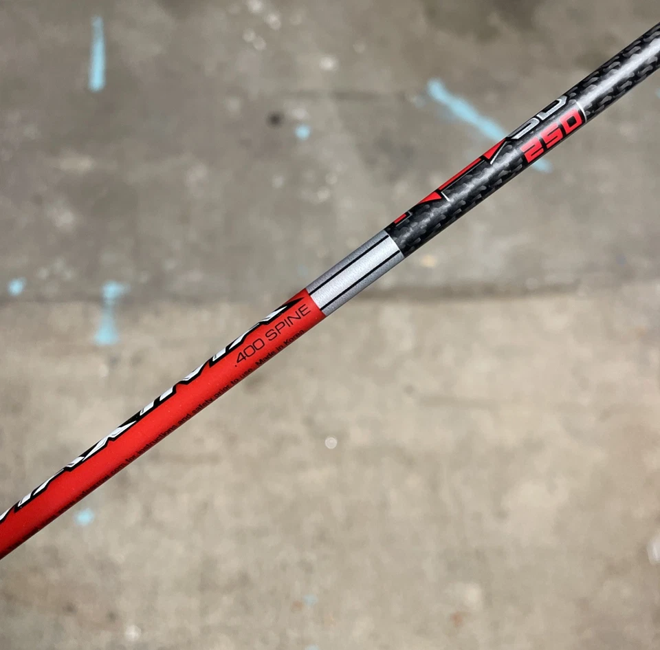 Eje de columna Carbon Express Máxima Red 250, 400 solo flechas, 6 ejes en total. Nuevo Foto 3 de 3