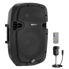 Pyle 10 in Powered 2-Way Speaker MP3 USB SD Input Bluetooth Record