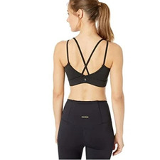 Soybu Royal Strappy CrossBack Yoga Sports Bra sz XS Black