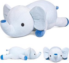 Elephant Weighted Stuffed Animal 24In 4.2Lbs Weighted Elephant Plush