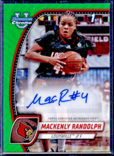 2024-25 Bowman U Chrome Mackenly Randolph Auto 1st Green Refractor #/99