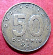 50 Pfennig K-Al 1950 DDR