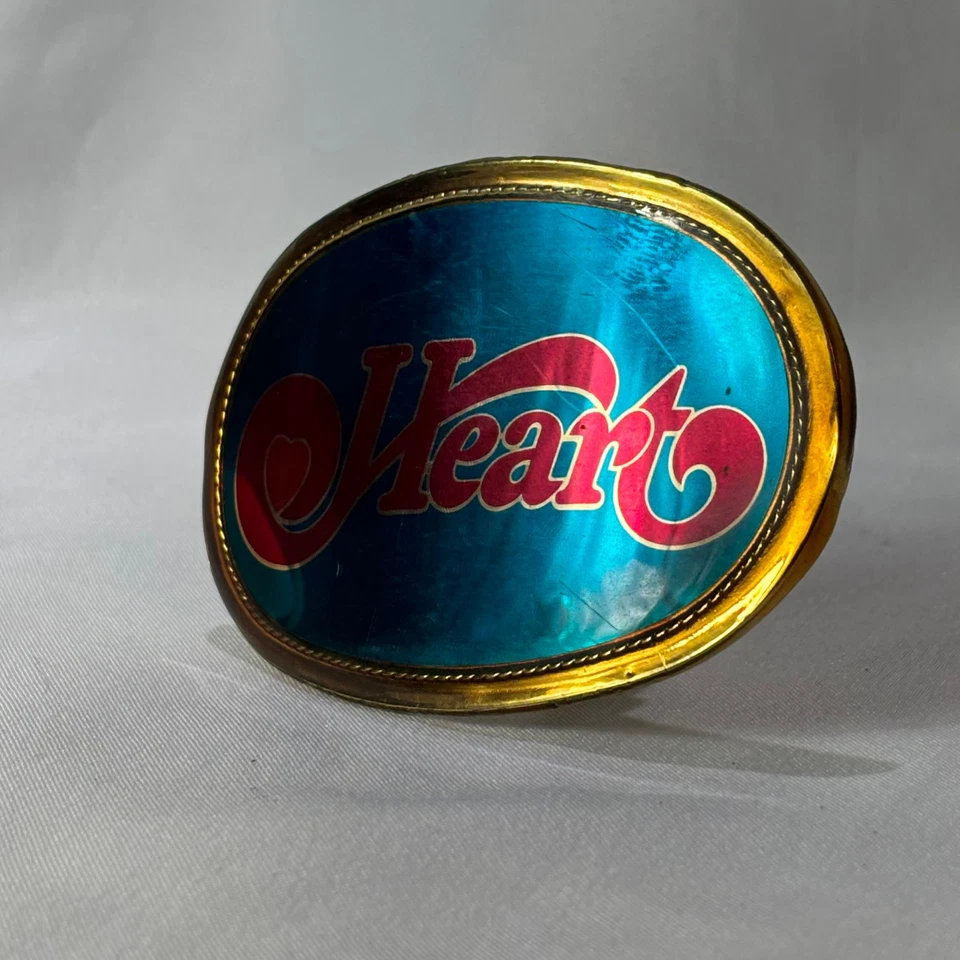 1977 Pacifica HEART Belt Buckle Classic Rock Band Western Style - Image 2 of 4
