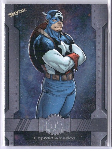 Captain America #PP-9 2024 SkyBox Metal Universe Avengers Platinum Portrait card