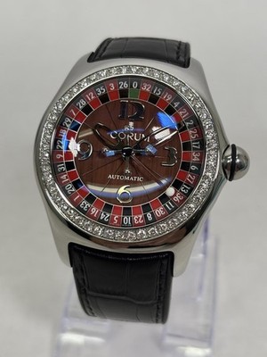 Corum Bubble Casino Roulette 45mm 082.150.20 Diamond Bezel