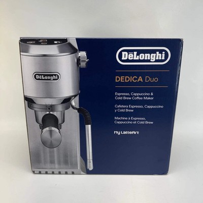 De'Longhi Ec890m Dedica Duo Compact Espresso Machine -Cold Brew Coffee Maker