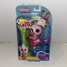 Fingerlings Baby Panda POLLY Glitter Pink Interactive Collectible Pet WooWee