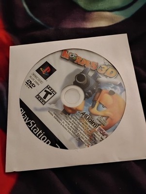 Worms 3D (PS2) Disc Only Works Very Well!!! (See Description and see photos)