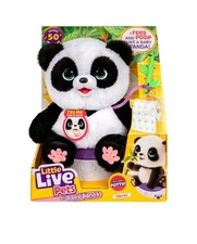 Little Live Pets My Baby Talking Panda ChuChu, Cuddly Panda Toy Plush with 50+!