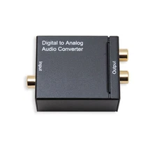 Open Box-Digital to RCA Analog 192kHz/24bit Audio Converter - SY-AUD60011
