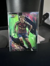 2024 Topps Finest MLS Neon Green RC /99 #119 Bode Hidalgo Real Salt Lake