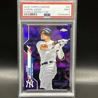 2020 Topps Chrome Aaron Judge Purple Refractor SP # 299  New York Yankees PSA 9