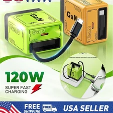 2 In 1 GaN Charger Scalable 120W Max Fast Charger Module With Type C & USB Ports