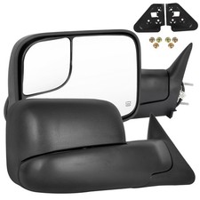 Pair Power Heated Towing Mirrors Flip Up For 1998-01 Dodge Ram 1500 2500 3500 Pair Power Heated Towing Mirrors Flip Up For 1998-01 Dodge Ram 1500 2500 3500