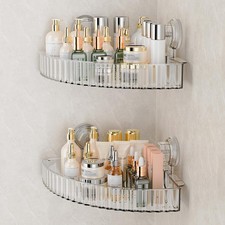 Shower Caddy Suction Cup Corner Bathroom Shower Organizer for Bathroom Storag...