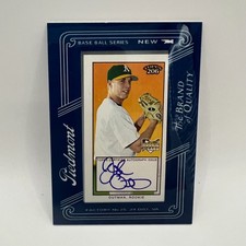 2009 Topps T206 Piedmont Mini Framed Autographs Josh Outman RC OAK