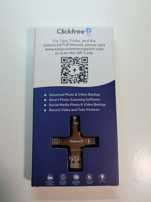 ClickFree Pro 128GB Universal Storage Device w/Travel Case Video Saver/ BRONZE