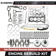 G4FJ Engine Overhaul Rebuild Kit For Hyundai Tucson 2016 1.6L 2018 Kia Forte5