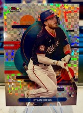 2025 Topps Finest Checkerboard Refractor Uncommon SP RC Dylan Crews Nationals
