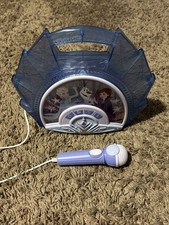 eKids Disney Frozen Bluetooth Karaoke Machine with Built in Music and Microphone