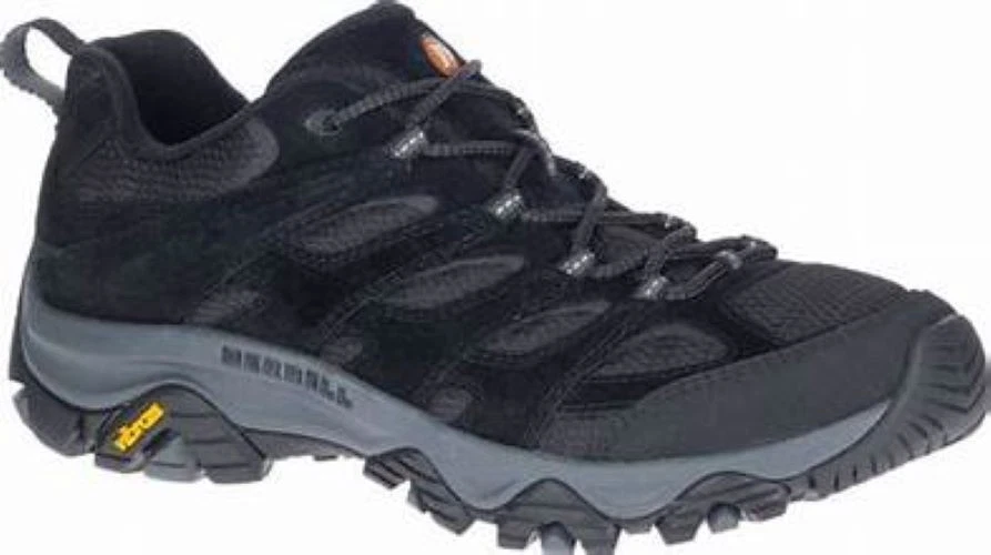 New $140 Merrell Moab 3 J035875 Black Night Hiking Shoes Men Sz 10.5 Wide