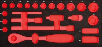 ProForm Einlage leer für 1/2'' Xi-on Stecknüsse