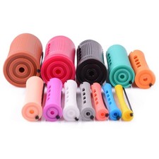 DIY Perm Rod Salon Hair Roller Rubber Band Hair Clip Curling Curler Hairdressing
