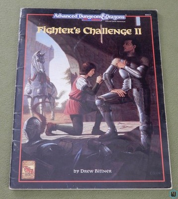 Fighter's Challenge II 2 (Advanced Dungeons Dragons) PLAY COPY TSR 9427