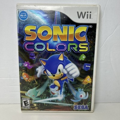 Sonic Colors (Nintendo Wii, 2010) DISK + CASE - Tested