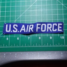 US Air Force Blue Embroidered Tape Military Insignia Patch