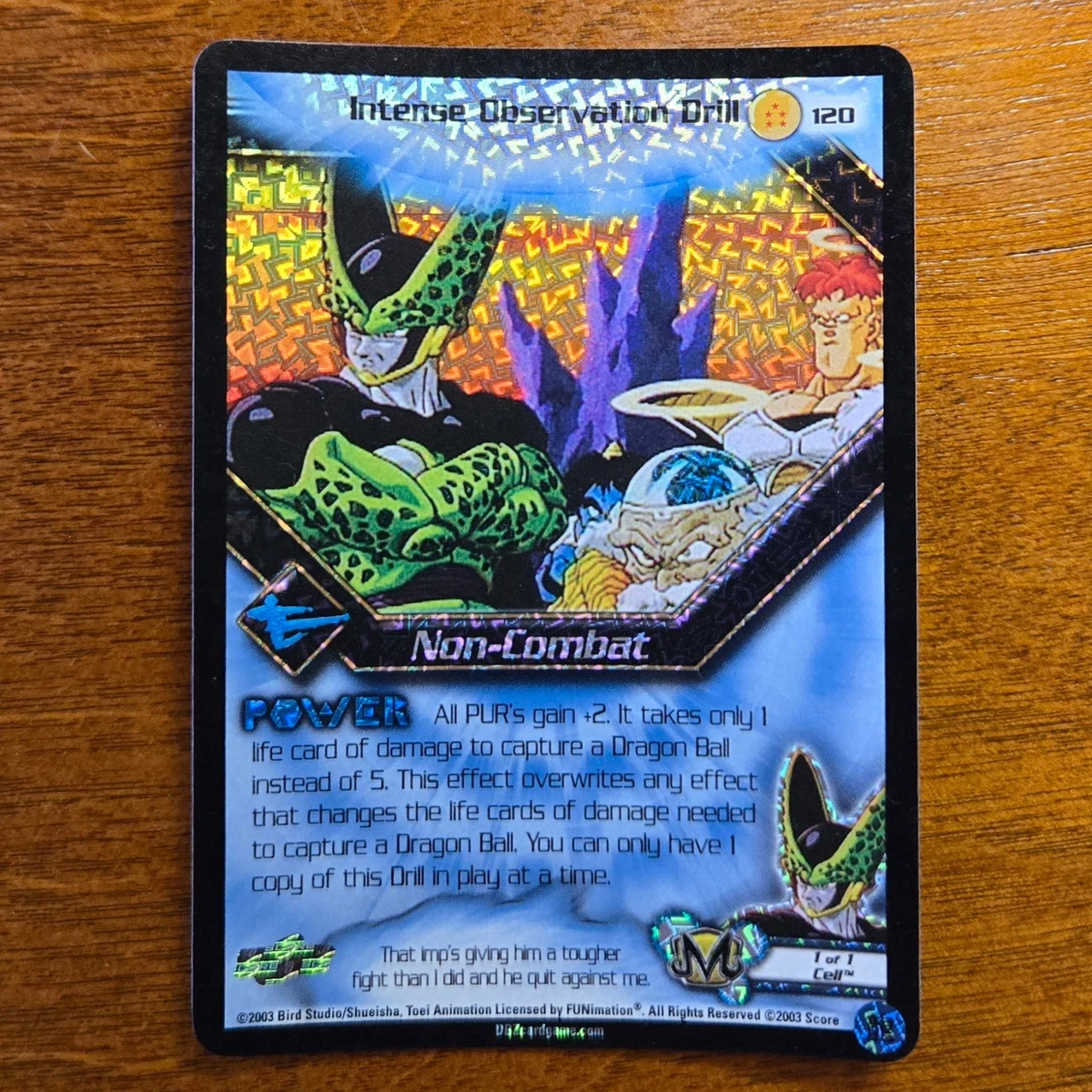 Dragon Ball Z TCG Rare Individual Collectible Card Game Cards in