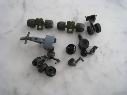 Parts lot - Vintage Original 1980s GI Joe Vehicle Plane Airplane Wheels