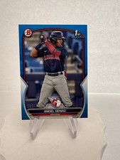 2023 Bowman #BP-140 Angel Genao 1st Bowman Blue /150 - Cleveland Guardians