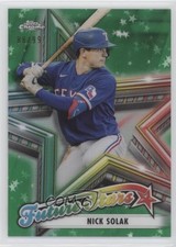 2021 Topps Chrome Future Stars Green Refractor 88/99 Nick Solak #FS-15 0w7