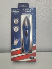 Barbasol Ear & Nose Trimmer w/ Stainless Steel Blades Battery Powered Portable
