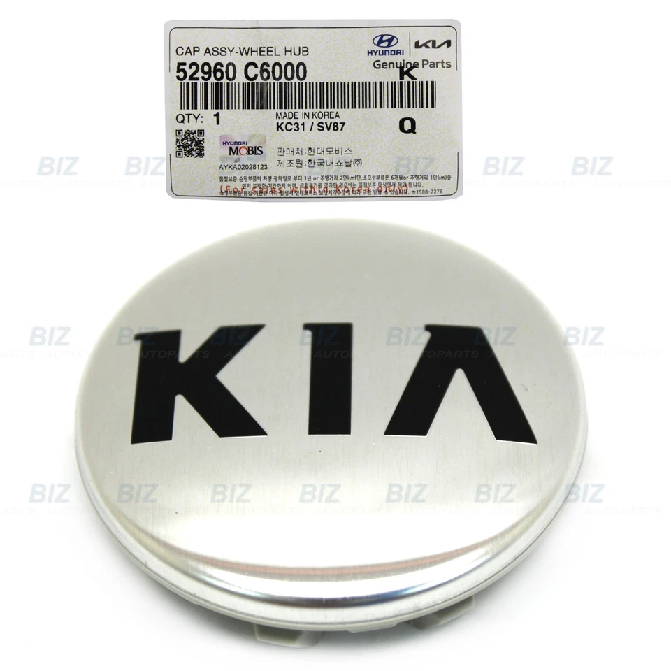 Genuine 4pcs Wheel Hub Caps for 2016-2021 Kia Optima Sedona Sorento 52960-C6000 Foto 2 de 4