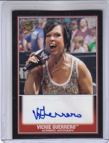Vickie Guerrero 2013 Topps Best of WWE Autographs card