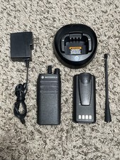 Motorola CP100d UHF Two Way Radio 16CH DMR Analog Walkie Talkie AAH87YDC9JA2AN