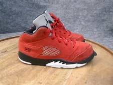 Nike Air Jordan 5 Retro TD Toddler Size 10C 440890-600 Raging Bull Varsity Red