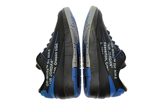 NIKE OFF WHITE Air Jordan 2 Low  and Varsity Royal DJ4375 004 26.5  Blue A thumbnail 3