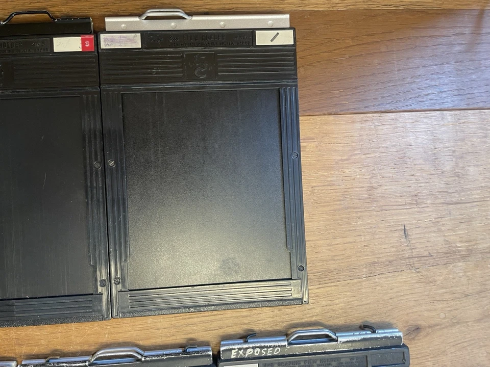 *Exc+5* Lot of 3 Toyo & Lot of 4 Graphic 4x5 Cut Film Holder From Japan #C4-24B - Image 3 of 4