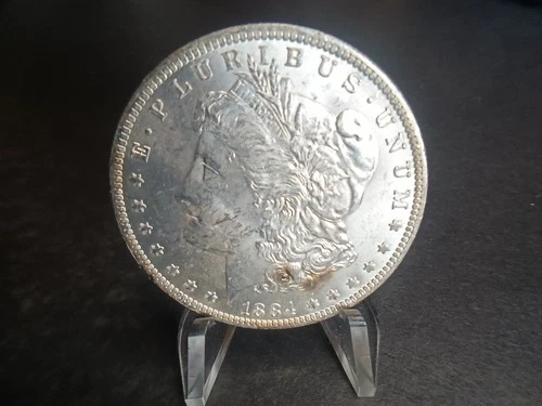 1884 O Morgan Silver Dollar BU
