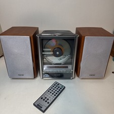 Sony CMT-EX100 Micro Hi-Fi Component CD System W/ Remote Tested