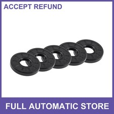 Oil Seal Seal Ring Rotary Shaft Seals NBR Rubber 25x52x8mm Black 5Pcs