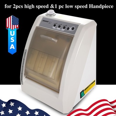 Dental Handpiece Cleaning & Lubricating Machine High Low Speed Lubricating Oil
