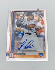 2025 Topps Chrome - Rookie Autographs Pedro Leon #RA-PL