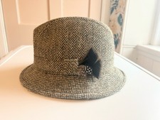 Fails worth Men’s Harris Tweed Trilby Hat Wool