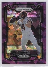 2023 Panini Prizm Purple Ice Prizm 220/225 Sam Howell #300 0tg5